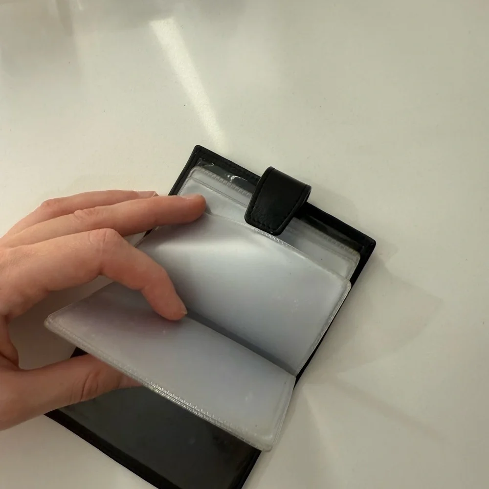 Oroton Black Leather Wallet